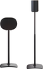SANUS Elite - Adjustable-Height Speaker Stands for Sonos Era 100 and 300 Speakers (Pair) - Black