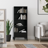 Simpli Home - Harper Bookcase with Storage - Black