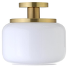 Camden&Wells - Tatum Semi Flush Mount Light - Brushed Brass