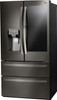 LG - InstaView Door-in-Door 27.8 Cu. Ft. 4-Door French Door Refrigerator - PrintProof Black Stainless Steel