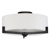 Camden&Wells - Hamlin Semi Flush Mount Light - Blackened Bronze