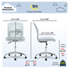 Serta - Essentials Mesh Task Office Chair - Powder Blue