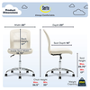 Serta - Essentials Mesh Task Office Chair - Ivory