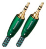 AudioQuest - Evergreen 26.2' 3.5mm-to-3.5mm Interconnect Cable - Green