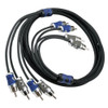 KICKER - Q-Series Interconnects 13' Audio RCA Cable - Black