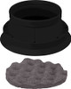 Metra - Speaker Baffle Kit for Most 6" x 9" Speakers (2-Pack) - Black