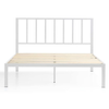 Brookside - Lori Queen Metal Bed with Headboard-White