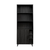 Walker Edison - Mid-Century Modern Bookcase - Graphite