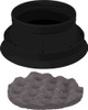 Metra - Speaker Baffle Kit for Most 6.5" Speakers (2-Pack) - Black