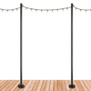 Excello Global Products - Prem String Lt Poles - 2 Pk, 10 ft – Deck Mount