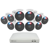 Swann - 16 Channel, 10 Enforcer 1080P 1-Way Audio Cameras, Indoor/Outdoor, 1TB DVR Security Surveillance System with Analytics