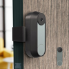 Wasserstein - Anti-Theft Mount compatible with Google Nest Doorbell (Battery)-No-Drill Doorbell Mount to Protect Your Nest Doorbell - Black