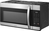 Insignia™ - 1.7 Cu. Ft. Over-the-Range Microwave - Stainless steel