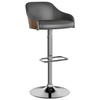 Simpli Home - Hutton Adjustable Bar Stool - Charcoal Grey