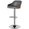 Simpli Home - Hutton Adjustable Bar Stool - Charcoal Grey