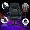 Dormeo Vantage OCTAspring® Bonded Leather Gaming Chair - Blue