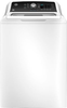 GE - 4.5 Cu. Ft. Top Load Washer with Water Level Control - White on White