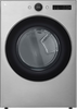 LG - 7.4 Cu. Ft. Smart Gas Dryer with TurboSteam - Graphite Steel