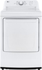 LG - 7.3 Cu. Ft. Smart Electric Dryer with Sensor Dry - White