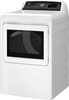 GE - 7.4 cu. ft. Top Load Gas Dryer with Sensor Dry - White on White