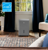 GE - 50-Pint Portable Dehumidifier with Smart Dry - Stratus Grey