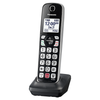 Panasonic - KX-TGDA86S Additional Handset for use with KX-TGD86x Series Cordless Phone Systems - Black with Silver Trim