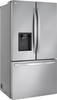 LG - 26 cu ft 3 Door French Door Counter Depth MAX - Stainless steel