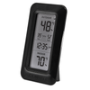 AcuRite - Wireless Digital Thermometer for Indoor and Outdoor Temperature with Clock - Black/White