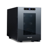 NewAir - Shadow T-Series 6-Bottle Wine Cooler with Triple-Layer Tempered Glass Door and Ultra-Quiet Thermoelectic Cooling