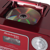 Studebaker - Portable Stereo CD Player with Bluetooth, AM/FM Stereo Radio and Cassette Player/Recorder - Red