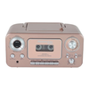 Studebaker - Portable Stereo CD Player with Bluetooth, AM/FM Stereo Radio and Cassette Player/Recorder - Rose Gold