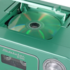 Studebaker - Portable Stereo CD Player with Bluetooth, AM/FM Stereo Radio and Cassette Player/Recorder - Teal