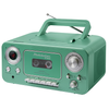 Studebaker - Portable Stereo CD Player with Bluetooth, AM/FM Stereo Radio and Cassette Player/Recorder - Teal