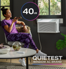 GE Profile - 450 Sq Ft 10,300 BTU Smart Ultra Quiet Air Conditioner - White
