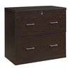 OSP Home Furnishings - Alpine 2-Drawer Lateral File with Lockdowel™ Fastening System - Espresso