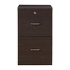 OSP Home Furnishings - Alpine 2-Drawer Vertical File with Lockdowel™ Fastening System - Espresso