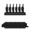 Cobra - 42-Mile, 22-Channel 2-Way Radios (6-Pack) - Black