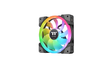 Thermaltake - SWAFAN EX 14 RGB Case Cooling 140mm Fan Kit Swappable Fan Blade 3-Pack - Black