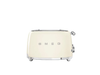 SMEG 4x4  Slot Toaster TSF03 - Cream