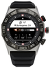 Citizen - CZ Smart 44mm Unisex Stainless Hybrid Sport Smartwatch with Silicone Strap - Black & Silver