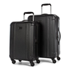 Bugatti - Athens Hard Luggage ABS/PC - 2 Pieces Set - Black