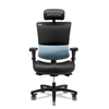 X-Chair - M9 Wide Seat M-Foam Gaming Chair with Headrest - Black/Glacier
