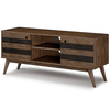 Simpli Home - Clarkson Low TV Stand - Rustic Natural Aged Brown