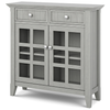 Simpli Home - Acadian Entryway Storage Cabinet - Fog Grey