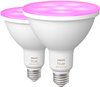 Philips - Outdoor Hue White and Color PAR38  LED Bulb 14W E26