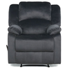 Relax A Lounger - Relax-A-Lounger Presidio Manual Recliner with Fabric Upholstery, Flannel Gray - Slate Gray