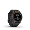 Garmin - fenix 7S Pro Sapphire Solar GPS Smartwatch 42 mm Fiber-reinforced polymer - Carbon Gray DLC Titanium