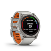 Garmin - fenix 7X Pro Sapphire Solar GPS Smartwatch 51 mm Fiber-reinforced polymer - Titanium