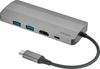 Insignia™ - 7-Port USB-C Hub - Gray