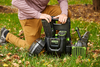 Greenworks - 80v Dual Port Backpack Blower with (2) 4 Ah Batteries and Rapid Charger - Green